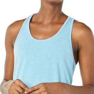 Wholesale High Quality Custom Logo <b>Women's</b> Clothing Gym Tank Tops Crew Neck Premium Quality Cotton Breathable Summer Tank Tops - Product Image 4