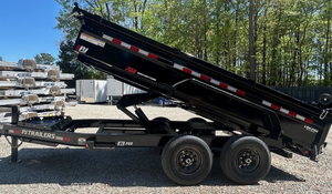 รถดัมพ์ขนาดเล็ก2ล้อขนาด7x14 7TON เทรลเลอร์แบบมีล้ออลูมิเนียมใช้ใหม่สำหรับการเก็บเกี่ยวทางการเกษตรในฟาร์ม - Product Image 4