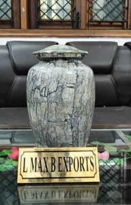 Unique New Texture Metal Cremation urns for human ashes with free <b>velvet</b> <b>bag</b> - Product Image 2