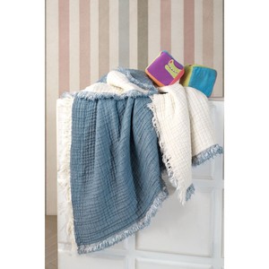 Varol 100% Cotton Muslin Baby <b>Blanket</b> 5-Layer Woven Receiving <b>Blanket</b> for Baby Sleeping and Sleep Solid Pattern - Product Image 2