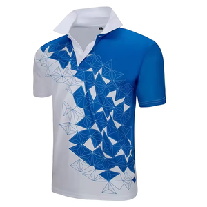 Camisetas Polo Sublimadas para Hombre de Estilo Único, Precio de Fábrica, Diseño Personalizado, Sublimación Impresa, Cuello de Tira - Product Image 3
