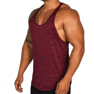 Débardeur de sport pour homme OEM, taille XL, en coton, stringers, vêtements de fitness, entraînement, respirant, musculation, haut de travail - Product Image 3