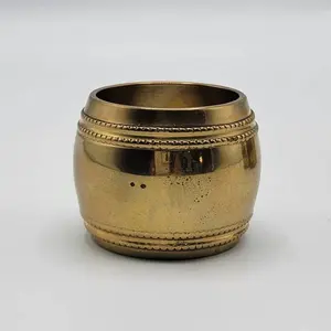 ห่วงรัดผ้าเช็ดปากสีทองแนววินเทจของตกแต่งโต๊ะทำจากโลหะสีทองสำหรับงานแต่งงานและงานปาร์ตี้ที่วางผ้าเช็ดปากในครัว - Product Image 5