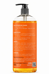 Aceite de Vitamina E Natural Prensado en Frío para la Piel y el Rostro, Nutrición Profunda 250ml - Product Image 4