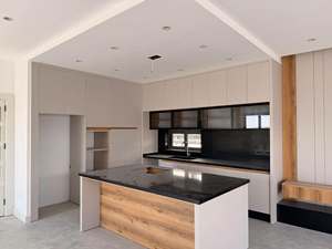 Custom Made Matte Lacquer <b>Kitchen</b> <b>Cabinet</b> Modern <b>Kitchen</b> <b>Cabinets</b> Painted MDF Shaker Handleless Custom RAL Color Complete Set - Product Image 6
