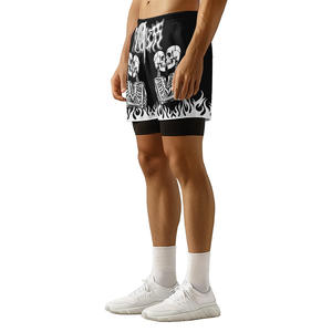 Shorts de basket-ball pour hommes avec logo personnalisé, nouveaux vêtements de sport, motif personnalisé, vente en gros, vêtements de basket-ball sur mesure, services OEM - Product Image 5
