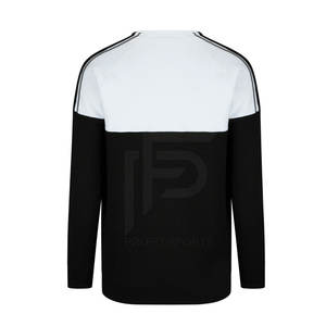 ชุดวอร์มคอกลมของผู้ชายผ้าฝ้าย100% สีพื้นแบบสวมหัวแนววินเทจ - Product Image 3