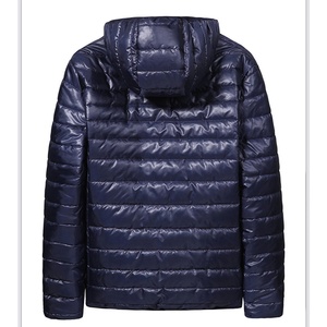 Custom Logo Outdoor Clothing Custom Waterproof <b>Jacket</b> for Men Winter Shinny Bomber Warm <b>Thick</b> Puffer Men's Hooded <b>Jackets</b> - Product Image 3