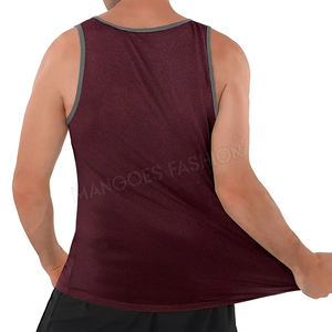 Chaleco Deportivo sin Mangas para Hombre, Transpirable, para Entrenamiento, Corte Stringer, Camisetas sin Mangas de Poliéster/Algodón para Toda Temporada, Venta al por Mayor, Marca Privada - Product Image 3