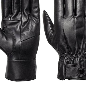Gants d'habillage en cuir véritable sur mesure Dernier nouveau design pour l'extérieur et le sport Style uni - Product Image 6