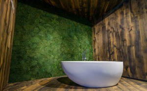 Mousse plate préservée, plantes stabilisées, décoration en mousse, décoration murale en herbe pour hôtels, Restaurants, spa, jardin Vertical G - Product Image 5