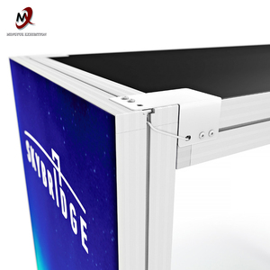 Bán buôn 10 * 20ft freestanding LED hộp đèn hiển thị seg không khung triển lãm thương mại gian hàng trở lại tường tùy chỉnh in logo chiếu sáng - Product Image 4