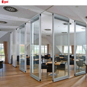 Egood Particiones Pared de vidrio Partición Sala de reuniones Pared de vidrio Hotel Hall Partición móvil - Product Image 2