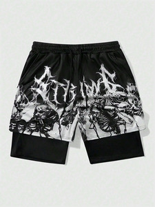Shorts MMA professionnels OEM, solides, écologiques, personnalisés, sublimés, à séchage rapide pour hommes, avec taille élastique, short décontracté personnalisé pour homme - Product Image 2