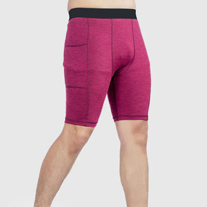 Shorts de compression pour hommes de haute qualité fabriqués au Pakistan, taille élastique, tissu en toile solide, marque privée - Product Image 1