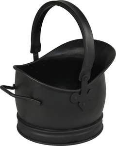 Seau à charbon en fer conçu pour stocker les cendres chaudes en toute sécurité tout en ajoutant du charme au décor traditionnel de la cheminée intérieure - Product Image 3