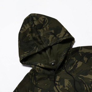 Color sólido Full Pullover Cover Hoodie Hombres Impreso Full Hoodie Venta al por mayor Sudaderas con capucha para hombres Material personalizado - Product Image 5