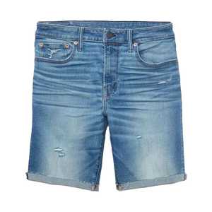 Low MOQ Embroidery Denim Washed <b>Shorts</b> Custom <b>Men</b> Street Wear Denim Baggy <b>Shorts</b> / Denim Jorts <b>for</b> <b>Men</b> - Product Image 5