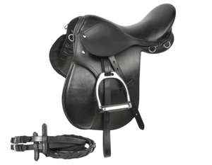 Selles de cheval robustes au design personnalisé, selle de saut en cuir avec possibilité de personnalisation - Product Image 4
