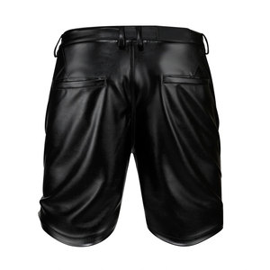 Superior Quality Men's Button Closure Leather Shorts Factory Made Sheepskin Leathers Made Short Pants For Adults <b>Boys</b> Clothing - Product Image 2