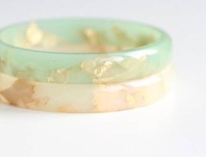 Bracelet en résine acrylique multicolore éblouissant large carré irrégulier Design géométrique bijoux de bracelet de mode en diamant - Product Image 5