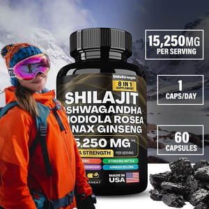 Cápsulas de Ginseng Natural del Himalaya OEM, Ricas en Ácido Fúlvico Húmico y Minerales Traza, Apoyo al <span class=keywords><strong>Sistema</strong></span> Inmunológico, Píldoras <span class=keywords><strong>para</strong></span> Adultos, Gran Venta - Product Image 3