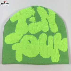 Gorros de Invierno Unisex Personalizados al por Mayor, Transpirables, Impermeables, de Tela de Forro Polar de Algodón, con Bordado 3D, Multicolores - Product Image 5
