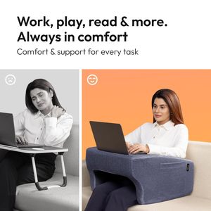 Almohada de Espuma Viscoelástica para Portátil Frido Ultimate |   Mesa Portátil para Computadora, Técnica de Costura, Extraíble y Lavable para Sofá Cama - Product Image 3