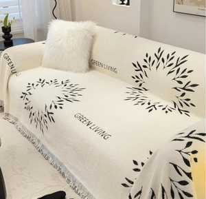 Funda de Sofá Chenille de 3 Plazas |   Funda Protectora para Muebles, Funda de Chenilla Premium para Sofá de 3 Plazas, Tela Suave con Textura - Product Image 1