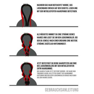 Ensemble de boucleurs à cheveux sans chaleur pour des boucles glamour et éclatantes - Product Image 5