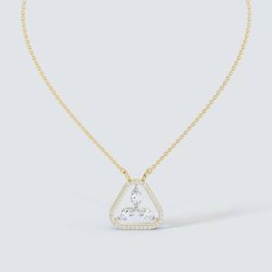 10k Solid <b>Gold</b> Lab Grown Diamond Necklace Lab Grown Diamond Wedding Necklace <b>Women</b> Necklace <b>for</b> Anniversary <b>Chain</b> Jewelry - Product Image 1