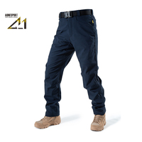 Pantalon tactique safari pour homme, coupe droite, tissé, taille haute, braguette zippée, respirant, coupe-vent, séchage rapide, poids moyen, polyester et élasthanne