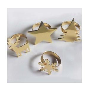 Rond de serviette élégant pour la maison, hôtel, fêtes de mariage, prix de gros, qualité supérieure, Noël - Product Image 5