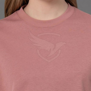 Dernière conception T-shirt de couleur personnalisée T-shirt surdimensionné en tissu doux à séchage rapide pour l'extérieur T-shirt surdimensionné - Product Image 5