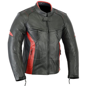 Vestes de moto en cuir véritable de style de course classique pour hommes professionnels personnalisés de haute qualité hiver imperméable et coupe-vent - Product Image 2