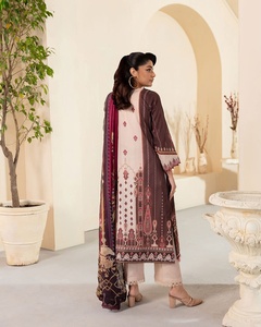 AJM Trade House 5557 Designer ethnique pakistanais femmes Salwar costumes soie formelle et Georgette lourde pour les fêtes - Product Image 2