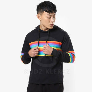 เสื้อฮู้ดผ้าโพลีเอสเตอร์สำหรับผู้ชายเสื้อมีฮู้ดผ้าฟลีซปรับแต่งได้ - Product Image 2