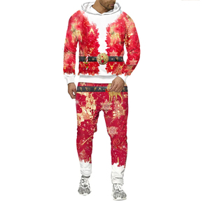 Nuevo traje personalizado de moda para hombre sublimado de algodón pesado para niños conjuntos de chándales de lana personalizados para hombres - Product Image 5