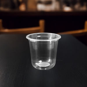 Vasos de plástico PP transparentes desechables directos de fábrica, diseño de pared simple para bebidas calientes o frías, Boba, Burbuja de 16oz, 24oz, 2 unidades - Product Image 5