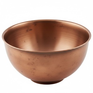 Tazón de Servir de Metal Más Vendido, Acabado Bronce Antiguo para Utensilios de Cocina, Hogar y Mesa de Hotel, Tazones para Servir Alimentos y Ensaladas - Product Image 3