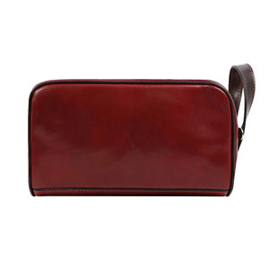 Luxury Fashion <b>Women</b> Genuine Leather Vintage Zipper Makeup <b>Bag</b> for Travel for <b>Bag</b> LYG-0128 - Product Image 6