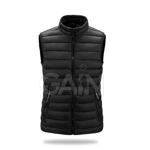 Capuche respirante de haute qualité fermeture éclair col rond vêtements d'extérieur d'hiver Service OEM disponible décontracté 100% Nylon bouffant veste gilet - Product Image 1