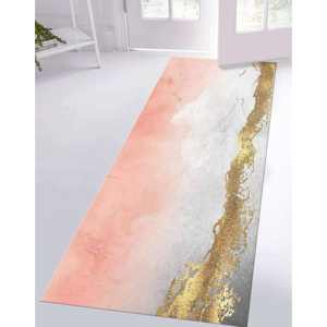Tapis imprimé marbre, Tapis de luxe en marbre, Tapis de salon, Tapis modernes, Tapis à poils doux - Product Image 1