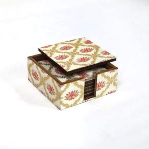 ชุดกล่องกระดาษเช็ดปากพิมพ์ลายพรีเมียม งานฝีมือเชียรี อินเดีย ผ้าเช็ดปากลายโคสเตอร์ สไตล์อเมริกัน อุปกรณ์จัดงานและงานปาร์ตี้ - Product Image 3