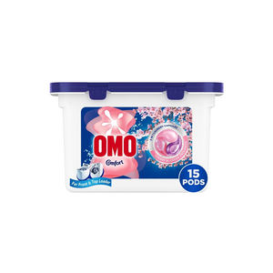 Cápsulas de Lavandería Quitamanchas OMO, Limpieza Potente para Ropa Blanca y de Color - Product Image 1