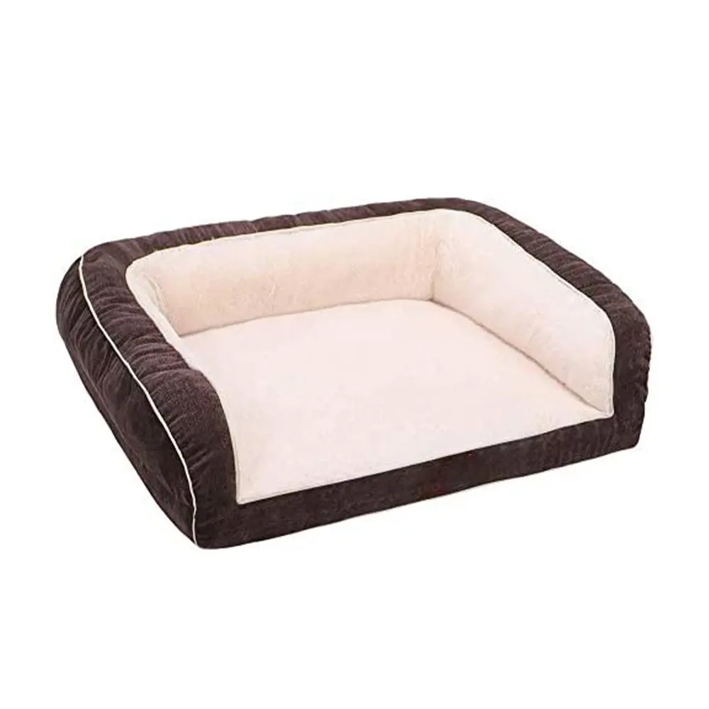 New design dog bed customized high quality sofa design soft cotton pet beds for small medium large pets wholesaler