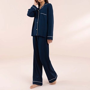 chinese dress ladies Cute Winter Night suits Set for ladies Pink main image 1