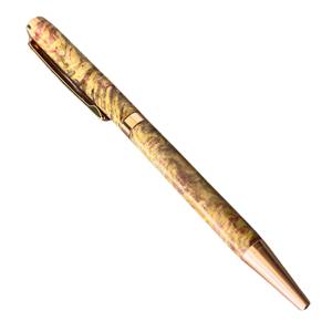 Stylo à bille exécutif 0.7mm Burl Texture Twist fait à la main au Vietnam en bois stabilisé 0.7mm stylo à bille exécutif - Product Image 2