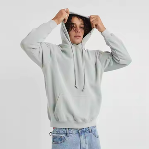 Sweat-shirts à capuche personnalisés avec logo unique, style lourd, épaules tombantes, broderie, OEM, séchage rapide, 100% coton - Product Image 6