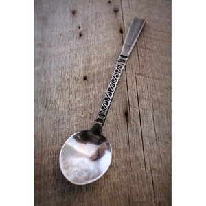 New Stainless Steel <b>Gold</b> Plated Dinner Dessert Spoon Set with New Multicolour Handle Design for Restaurant Wedding Home Hotel - Product Image 2